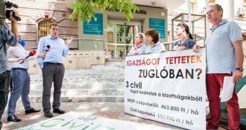 Demonstrál a CivilZugló