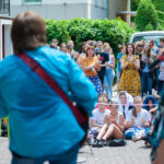 Rendhagyó zeneóra az Európa 2000 udvarán