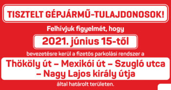 Bővül a fizetős zóna - plakát
