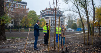 Több ezer növénnyel gazdagodott a revitalizált patakszakasz Rákos-patakpart faültetés - illusztráció