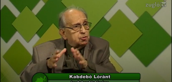 Kabdebó Lóránt - Zugló TV interjú fotó