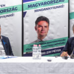 Horváth, Hadházy, Márki-Zay közös tájékoztató fotó