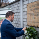 Varga Zoltán emléktábla koszorúzás 2022.