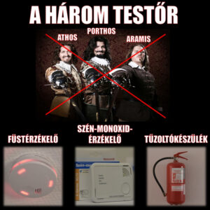 A három testőr OKF grafika