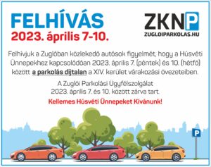 Húsvét alatt díjtalan lesz a parkolás - grafika