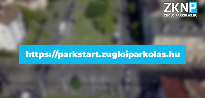 ZKNP Parkstart app fotó