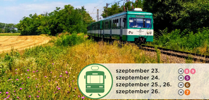 Szeptember 23-án vegyszeres gyomirtást végez a MÁV-HÉV Zrt.