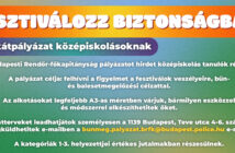 Fesztiválozz biztonságban címmel plakátpályázatot hirdet a BRFK