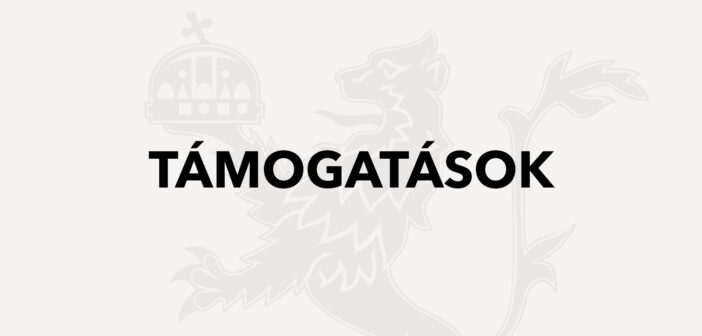 Támogatások cover